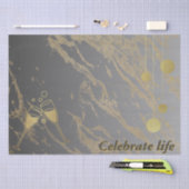 zwart en goud tissuepapier (Craft)