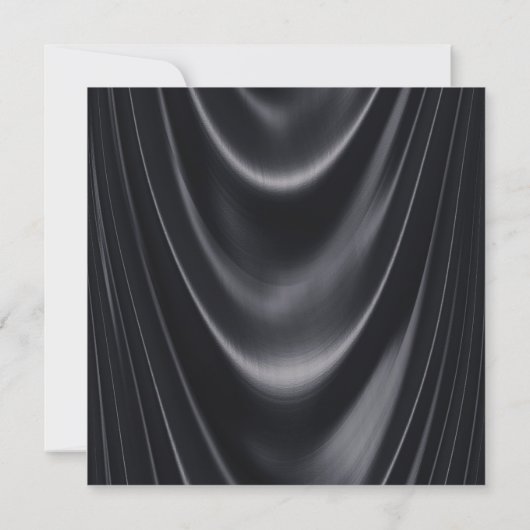 Zwart en Goud Verjaardagsfeestje Hollywood Glamour Kaart (Achterkant)