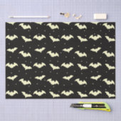 Zwart en Goud Vleermuizen Zwart Halloween Tissuepapier (Craft)