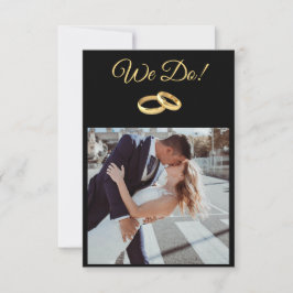 Zwart en Goud-We Do-Wedding Ringen- Kaart