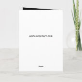 Zwart en goud zoete zestien foto kaart (Achterkant)