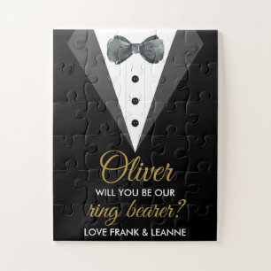 Zwart en goud zullen ons voorstel voor een 'Ring B Legpuzzel
