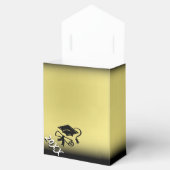 Zwart en goudAfstuderen Bedankdoosjes (Geopend)