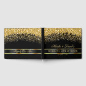 Zwart en goudbruid gastenboek (Volledig)