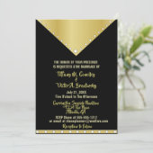 Zwart en goudbruin kaart (Staand voorkant)