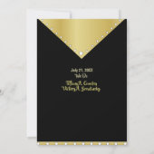 Zwart en goudbruin kaart (Achterkant)