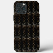 Zwart en gouddeo Case-Mate iPhone case (Achterkant)