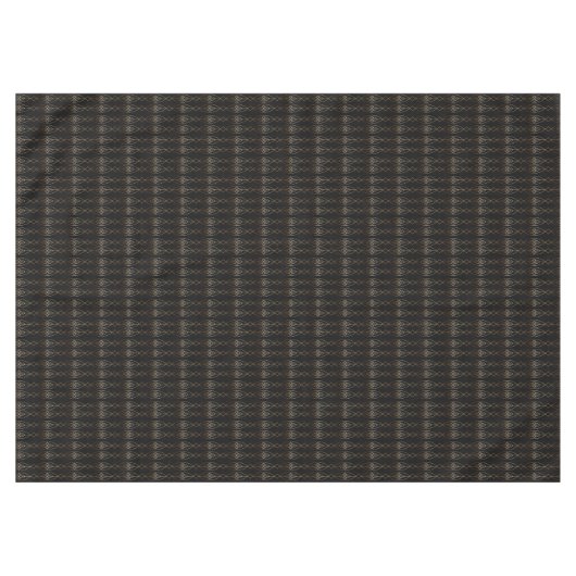Zwart en gouddeo tafelkleed (Voorkant (Horizontaal))