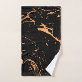 Zwart en gouden Abstract Bad Handdoek (Handdoek)