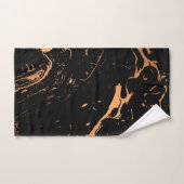 Zwart en gouden Abstract Bad Handdoek (Handdoek)