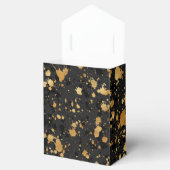 Zwart en gouden bedankdoos bedankdoosjes (Geopend)