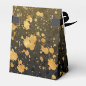 Zwart en gouden bedankdoosje bedankdoosjes (Achterkant)