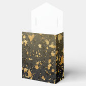 Zwart en gouden bedankdoosje bedankdoosjes (Geopend)