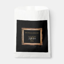  zwart en gouden bruiloft