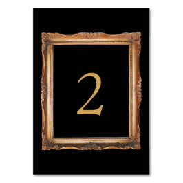  zwart en gouden bruiloft kaart