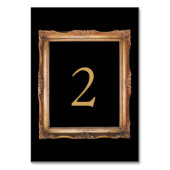 zwart en gouden bruiloft kaart (Voorkant)