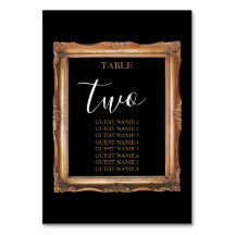  zwart en gouden bruiloft