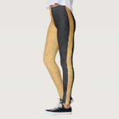 Zwart en gouden glitter leggings (Links)