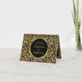Zwart en gouden Gothic patroon (Voorkant)