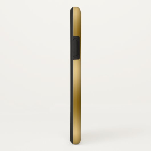 Zwart en gouden gouden gouden bootanker Case-Mate iPhone case (Achterkant/rechts)