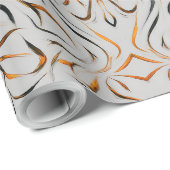 ZWART EN GOUDEN INPAKPAPIER (Rol Hoek)