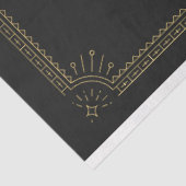 Zwart en Gouden Kleur Kanker Krab Tarot Tissuepapier (Detail)