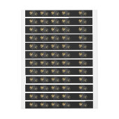 Zwart en gouden kolibrie (Vel)