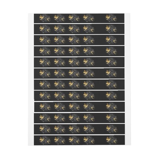 Zwart en gouden kolibrie (Vel)