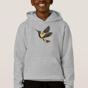 Zwart en gouden kolibrie