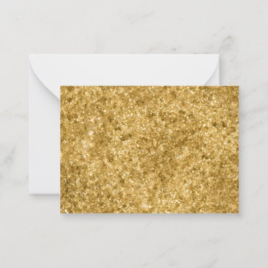 Zwart en gouden kunst Deco Archway Weddenschap Har Notitiekaartje (Achterkant)