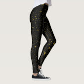 Zwart en Gouden Leggings (Rechts)