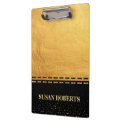 Zwart en gouden luxe design klembord (Links)