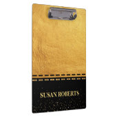 Zwart en gouden luxe design klembord (Rechts)