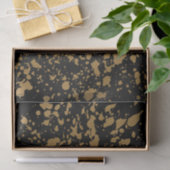 Zwart en Gouden Metaalborstel Tissuepapier (Geschenk)