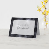 Zwart en gouden moderne bruiloft kaart (Gele Bloem)