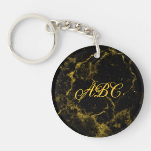 Zwart En Gouden Sleutelhanger
