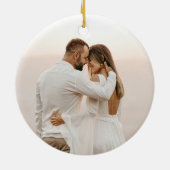 Zwart en goudfamilie aangepast keramisch Ornament (Achterkant)