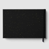 Zwart en goudfolie tot de dood ons scheidt gastenboek (Achterkant)