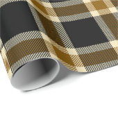 Zwart en goudgif cadeaupapier (Rol Hoek)