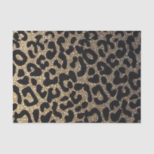 Zwart en goudglitter tissuepapier (Voorkant)