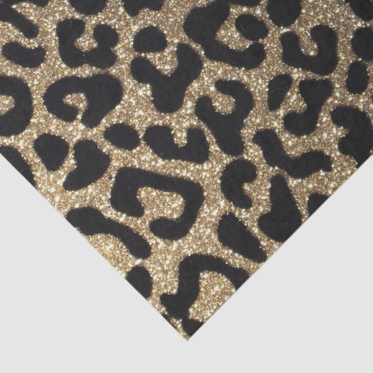 Zwart en goudglitter tissuepapier (Detail)