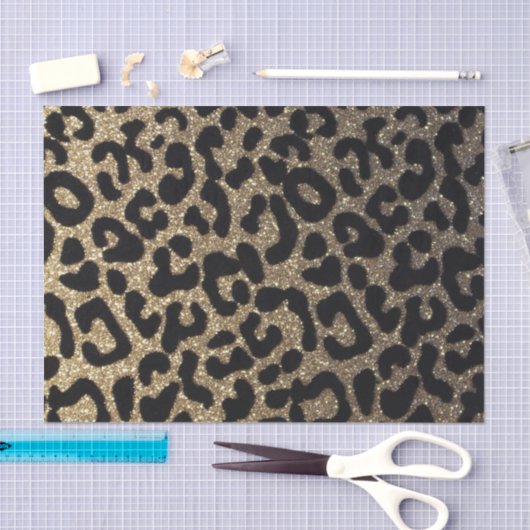 Zwart en goudglitter tissuepapier (Craft)