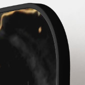 Zwart en goudkleurig monogram -  naam pickleball paddle (Links Detail)