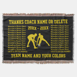 Zwart en goudkleurige Coach-cadeautjes, alle spele Deken