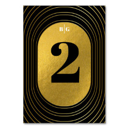 Zwart en goudmatig minimalistisch pleisterhuwelijk kaart