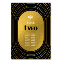 Zwart en goudmatig minimalistisch pleisterhuwelijk