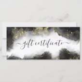 Zwart en goudmatig vloeibaar inktpapier (Voorkant)