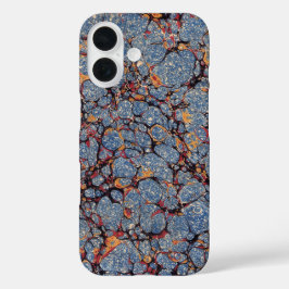 zwart en goudpapier iPhone 16 hoesje