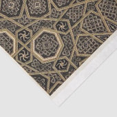 Zwart en goudpapier voor lospagina's tissuepapier (Detail)