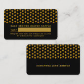 Zwart en goudpokdot, luierriet informatiekaartje (Voorkant / Achterkant)